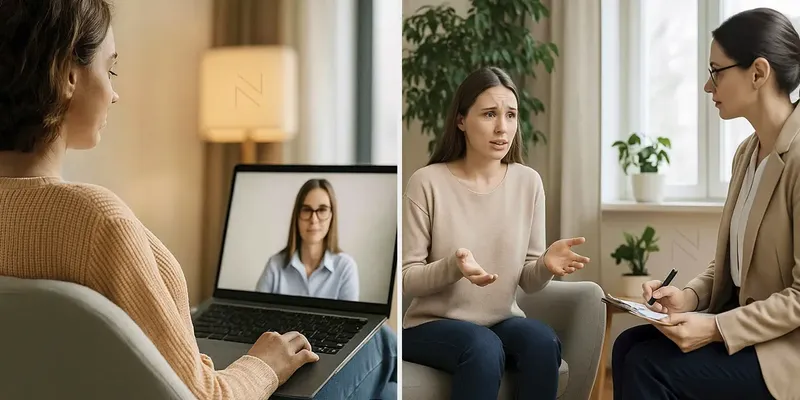 Online vs In-Person Therapy: How to Manage Both Modalities